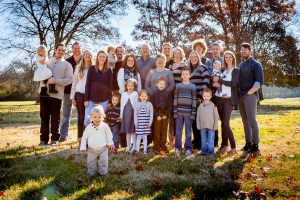 Large Family in Park-0112